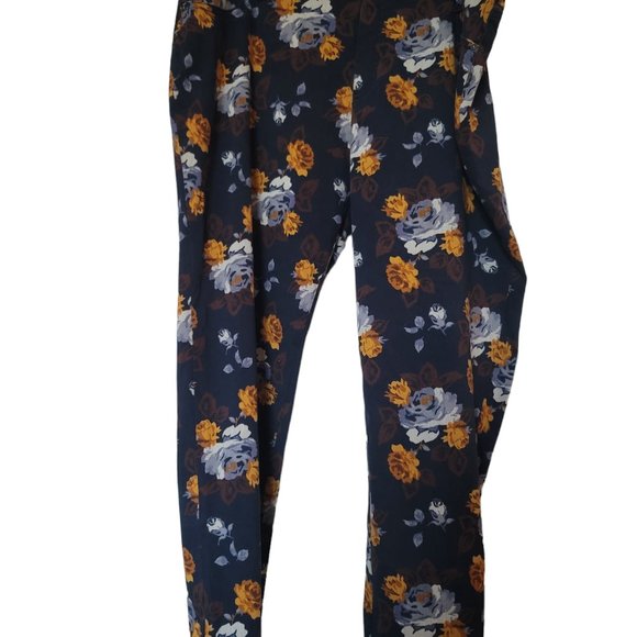 Faded glory pull on floral plus women’s leggings pants 2X - Picture 5 of 5